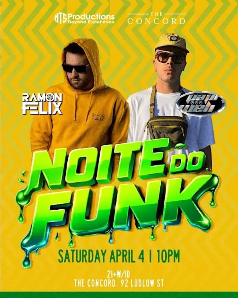 Buy tickets for Experience Noite do Funk NYC on Saturday, April 4 in the Lower East Side Experience Noite do Funk NYC on Saturday, April 4 in the Lower East Side