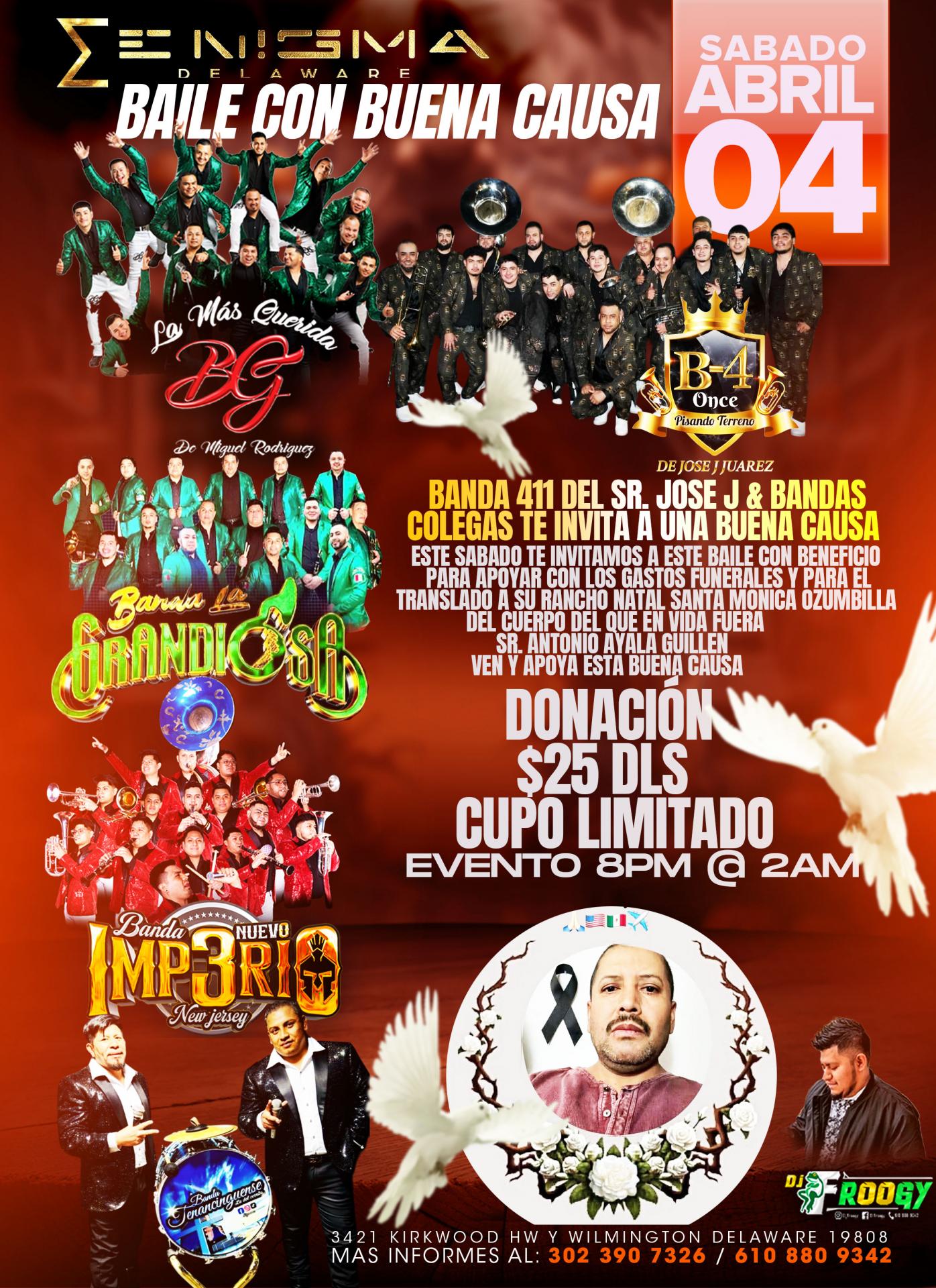 Buy tickets for LOS MAS QUERIDO BG | B-4 | BANDA GRANDIOSA & BANDA NUEVO IMPERIO LOS MAS QUERIDO BG | B-4 | BANDA GRANDIOSA & BANDA NUEVO IMPERIO