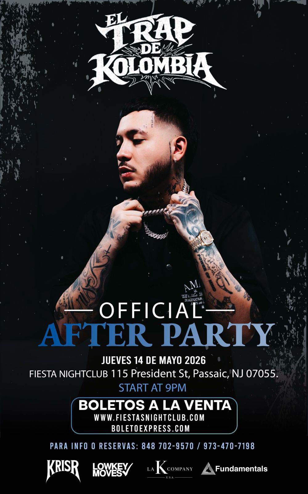 Buy tickets for KRIS R - EL TRAP DE KOLOMBIA KRIS R - EL TRAP DE KOLOMBIA