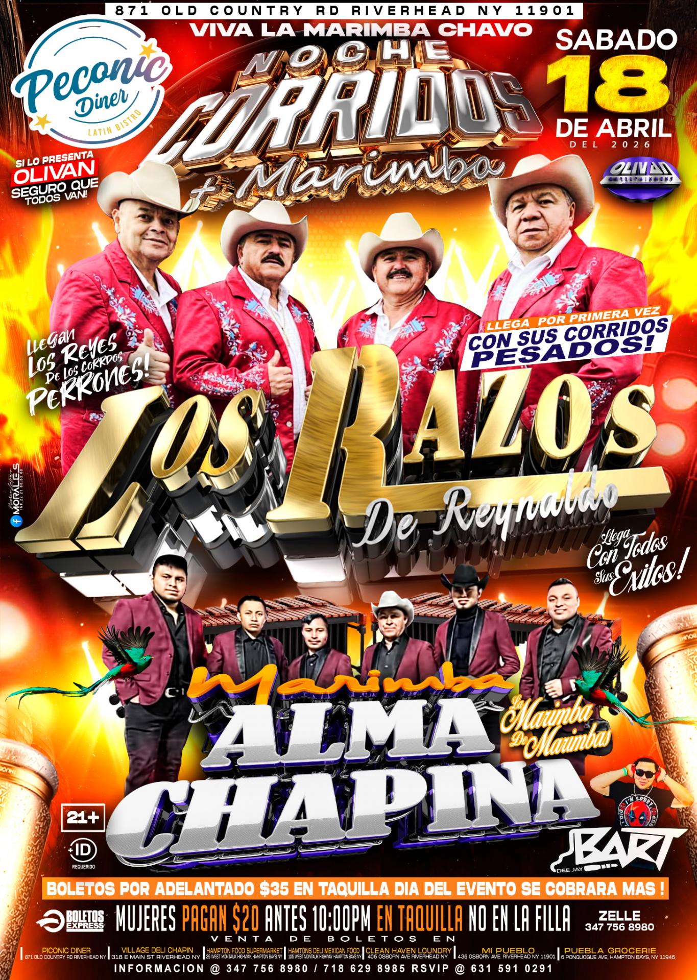 Buy tickets for Los Razos De Reynaldo, Marimba Alma Chapina Los Razos De Reynaldo, Marimba Alma Chapina