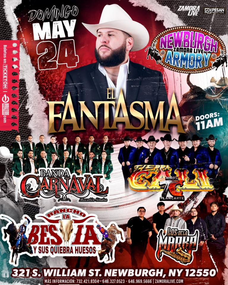 Buy tickets for EL FANTASMA EN NEWBURGH ARMORY EL FANTASMA EN NEWBURGH ARMORY
