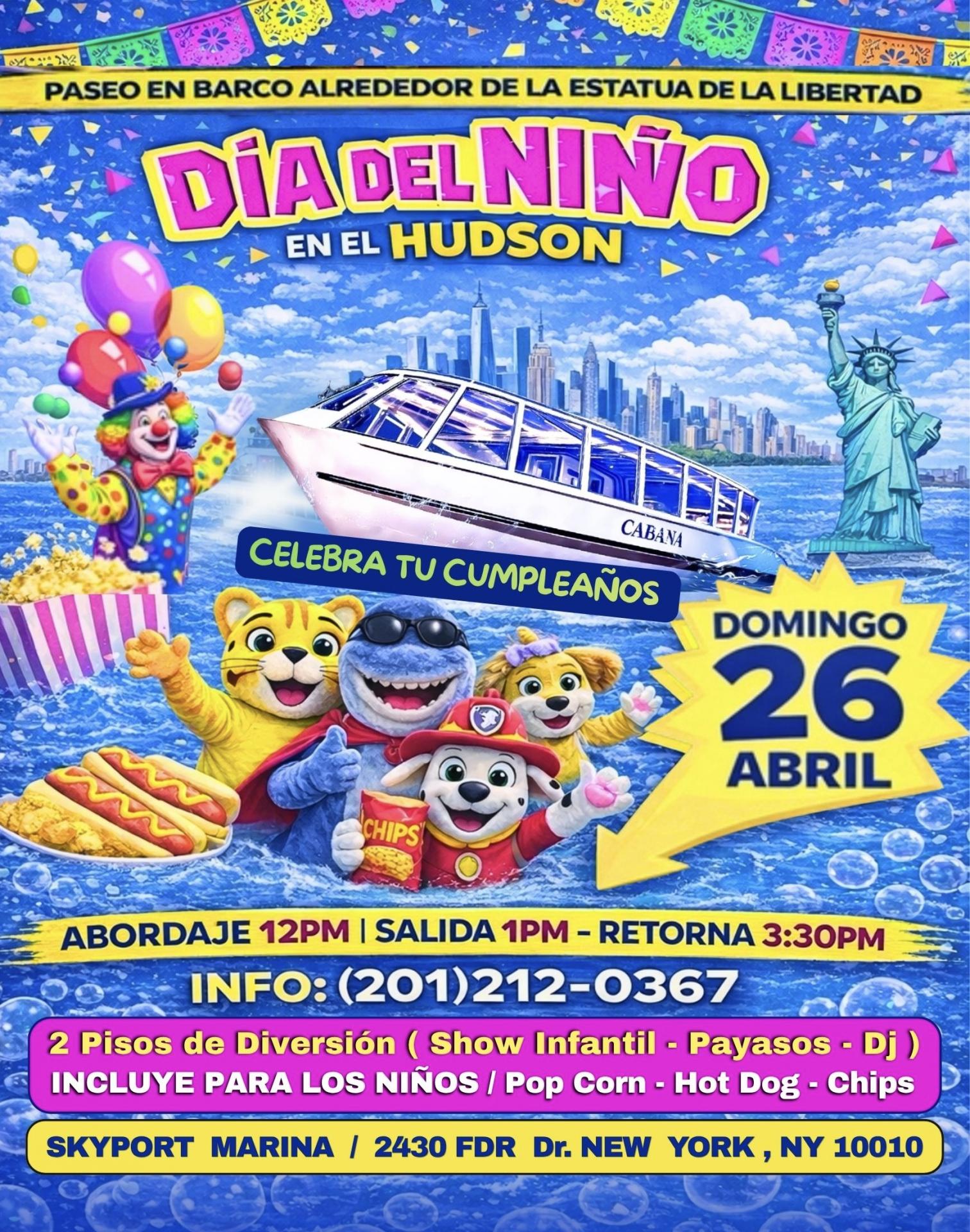 Buy tickets for Día Del Niño - Paseo en Barco Familiar Día Del Niño - Paseo en Barco Familiar