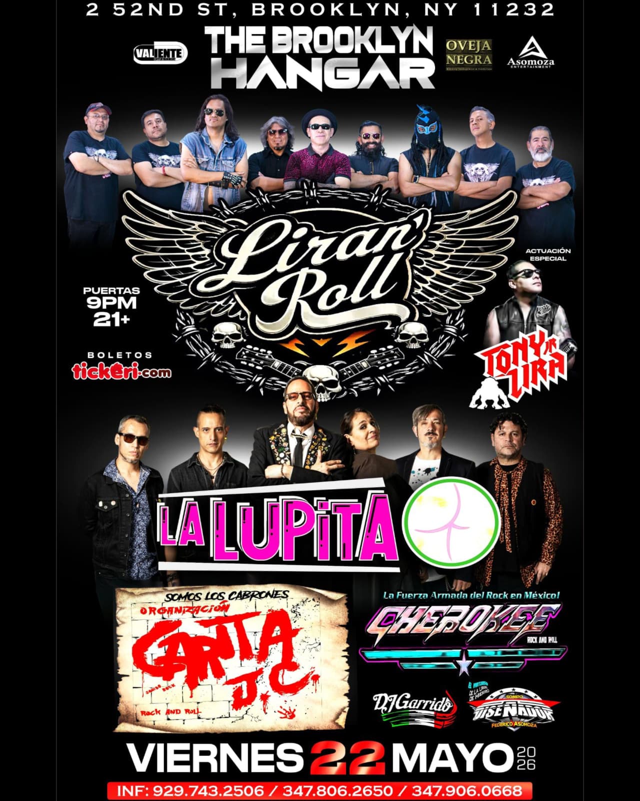 Buy tickets for LIRAN’ ROLL I LA LUPITA I SONIDO CHEROKEE LIRAN’ ROLL I LA LUPITA I SONIDO CHEROKEE