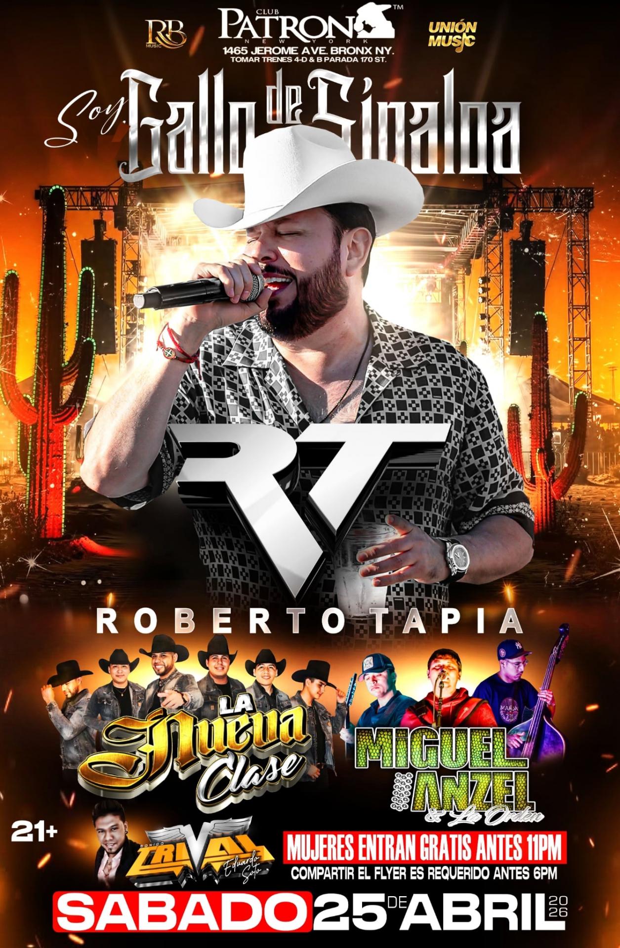 Buy tickets for ROBERT TAPIA | LA NUEVA CLASE & MIGUEL ANZEL 2 ROBERT TAPIA | LA NUEVA CLASE & MIGUEL ANZEL 2