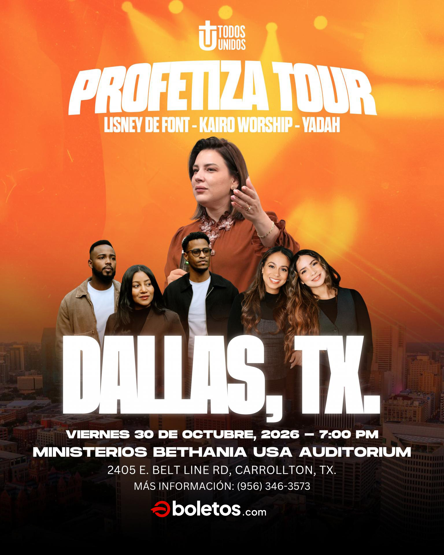 Buy tickets for PROFETIZA TOUR - DALLAS, TX PROFETIZA TOUR - DALLAS, TX