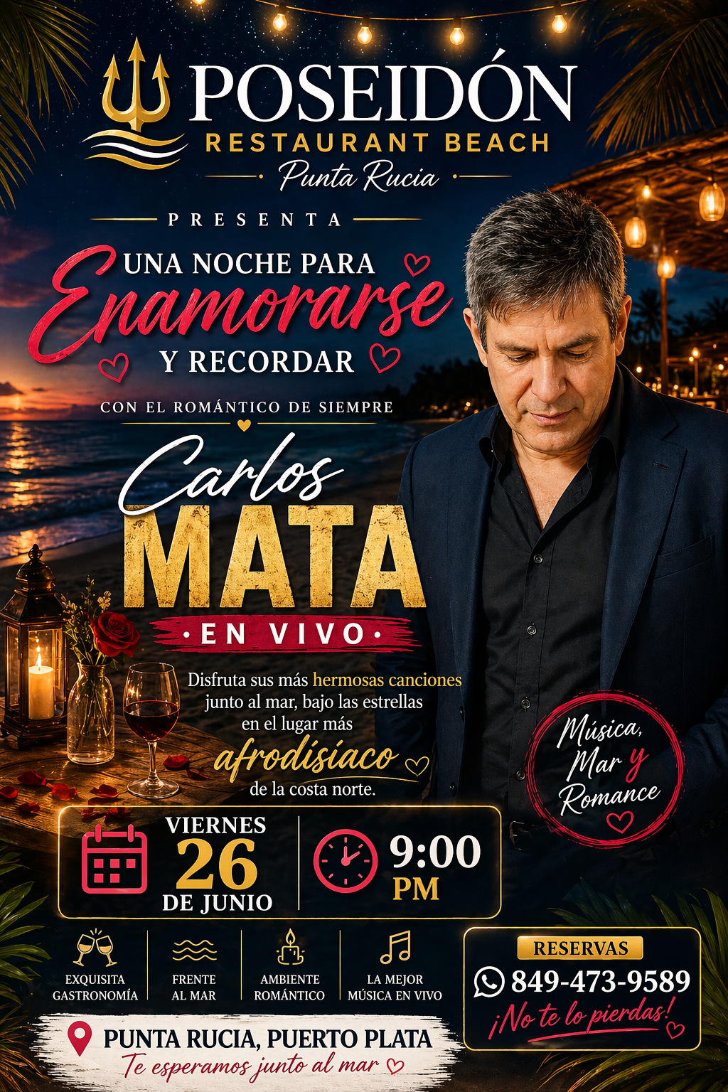 Carlos Mata en concierto