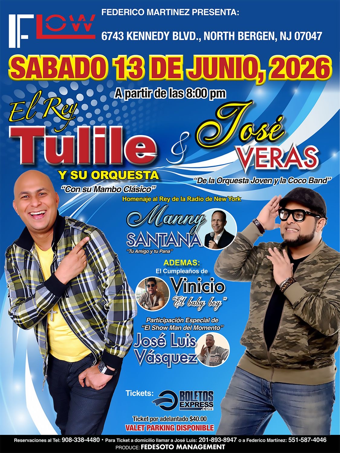 Buy tickets for EL REY TULILE & JOSE VERAS EL REY TULILE & JOSE VERAS