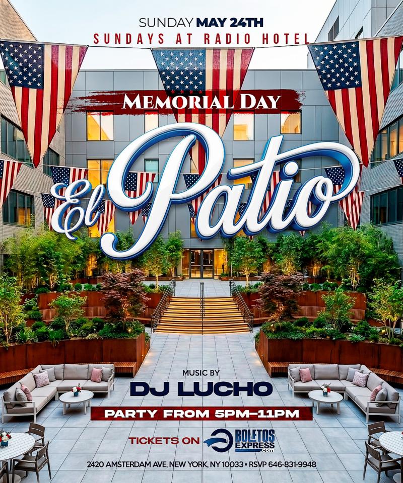 El Patio Sunday's Dj Lucho Memorial Day Weekend