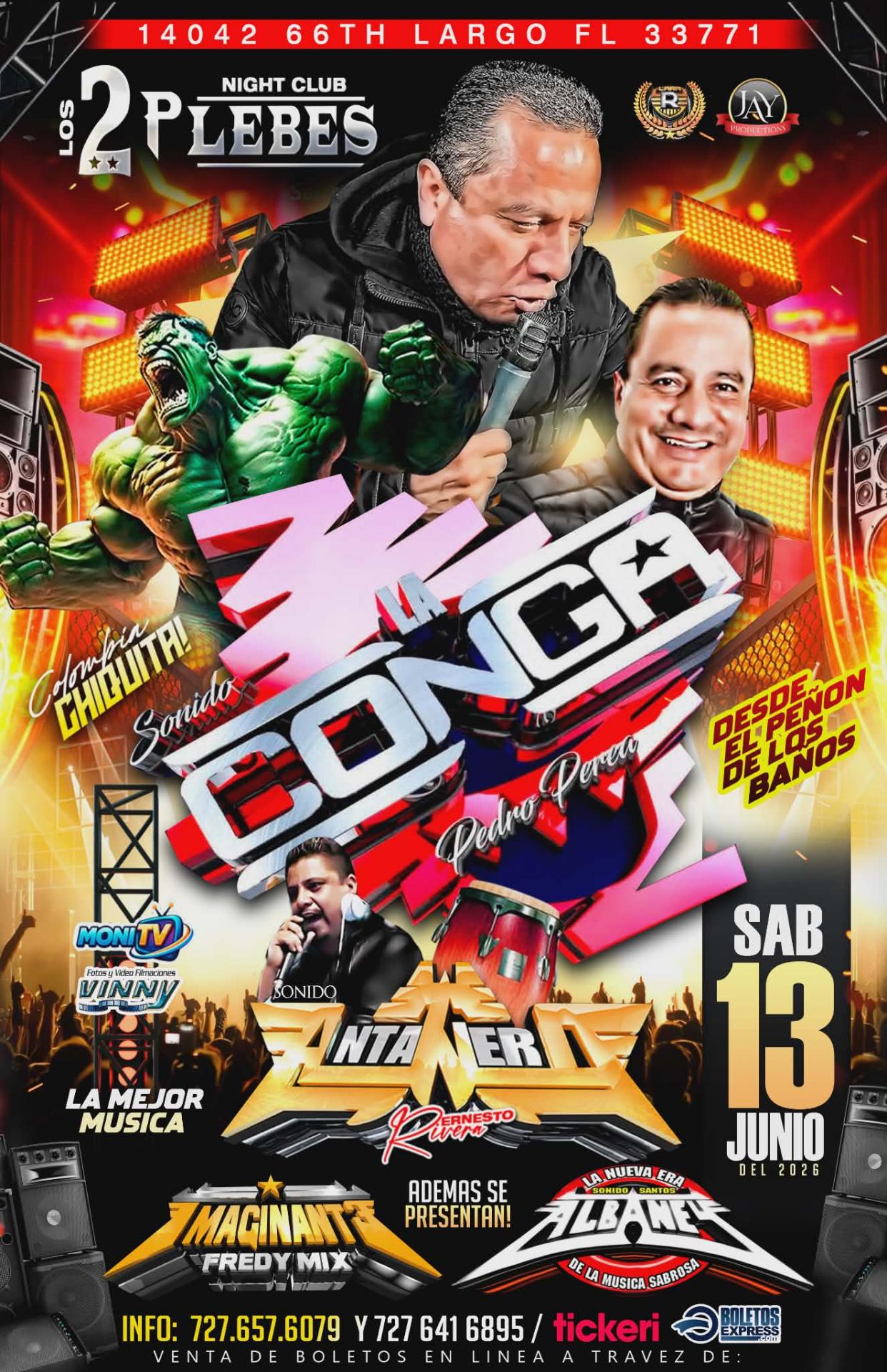 Buy tickets for SONIDO LA CONGA SONIDO LA CONGA