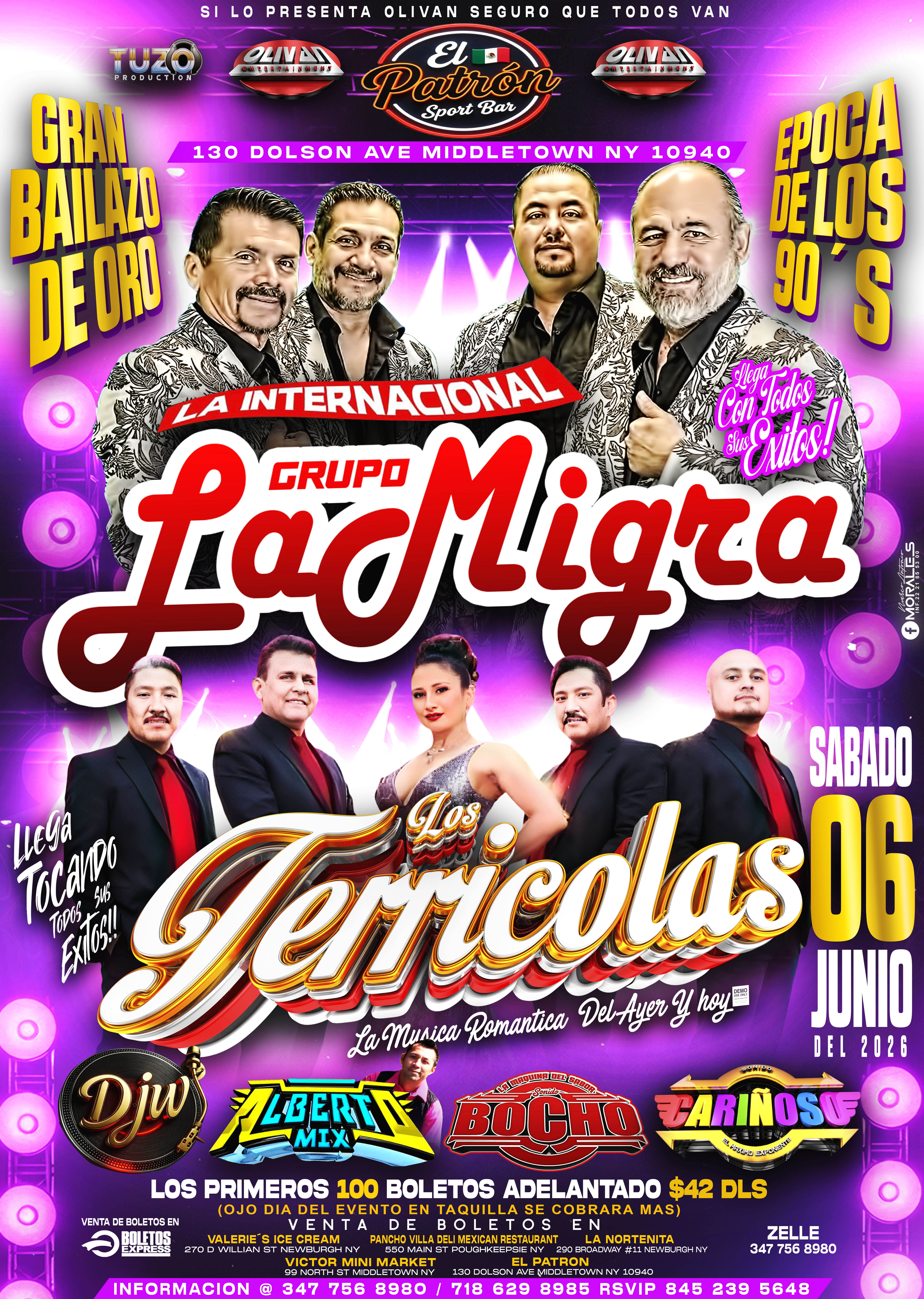 Buy tickets for El International Grupo La Migra, Los Terricolasss El International Grupo La Migra, Los Terricolasss