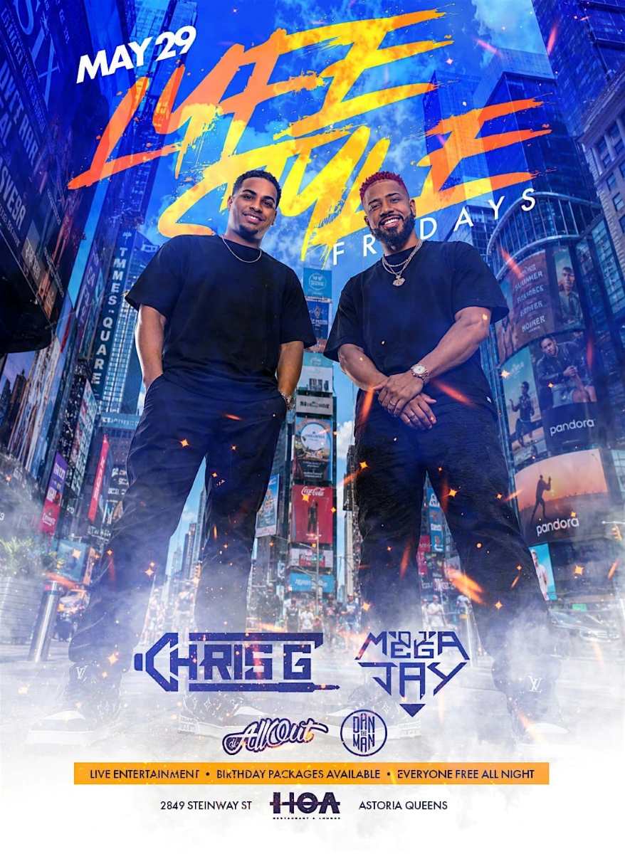 Buy tickets for Lifestyle Fridays at HOA Astoria | Free Friday Party in Queens – May 29 Lifestyle Fridays at HOA Astoria | Free Friday Party in Queens – May 29