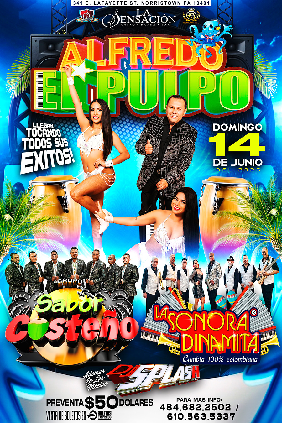 Buy tickets for ALFREDO EL PULPO ALFREDO EL PULPO