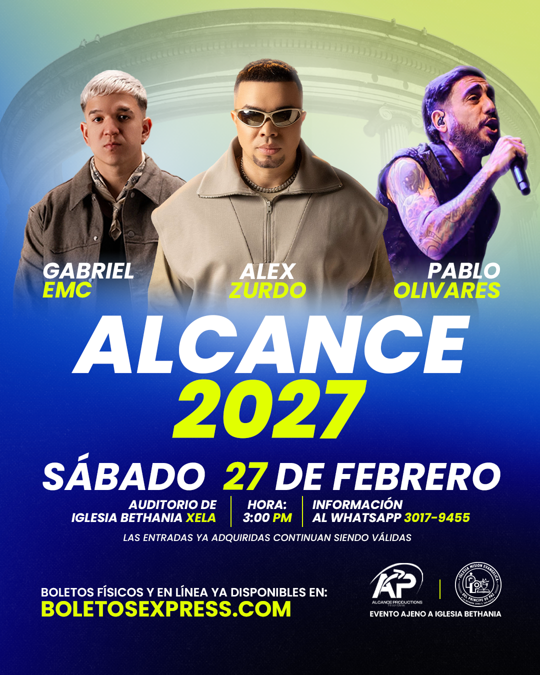Buy tickets for ALEX ZURDO | GABRIEL EMC | PABLO OLIVARES ALEX ZURDO | GABRIEL EMC | PABLO OLIVARES