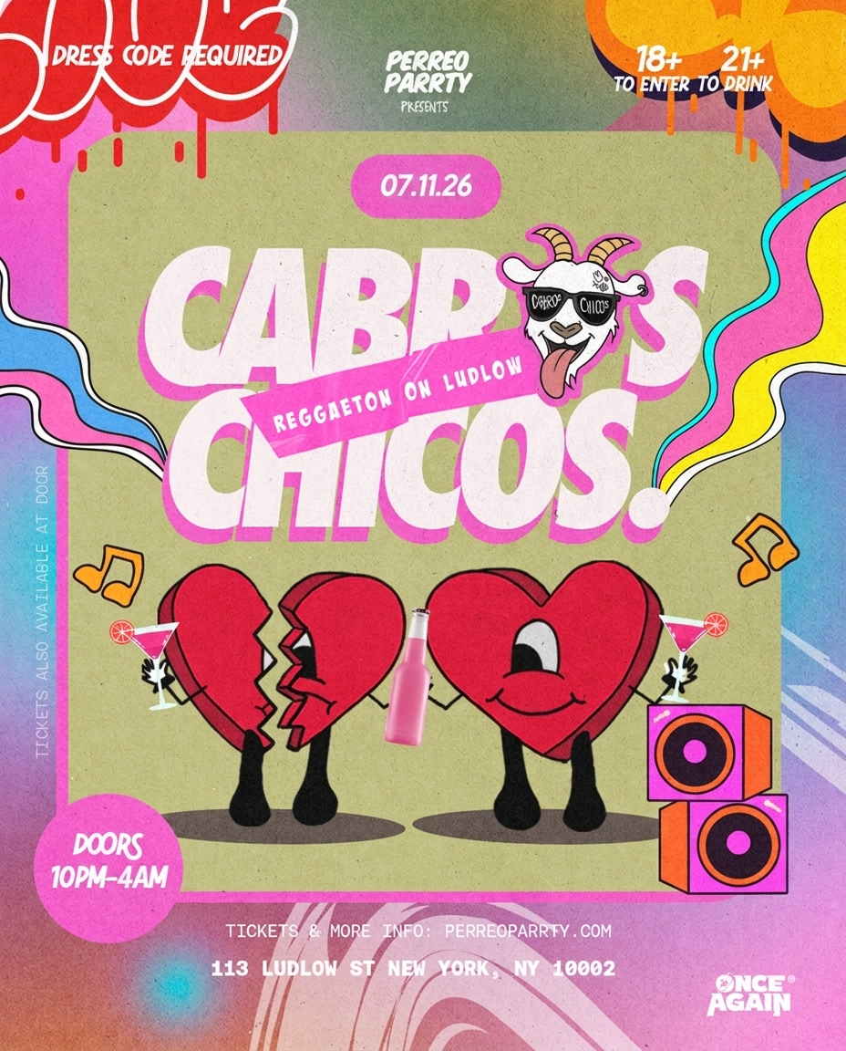 Cabros Chicos: Reggaeton On Ludlow | Dance Party (18+)
