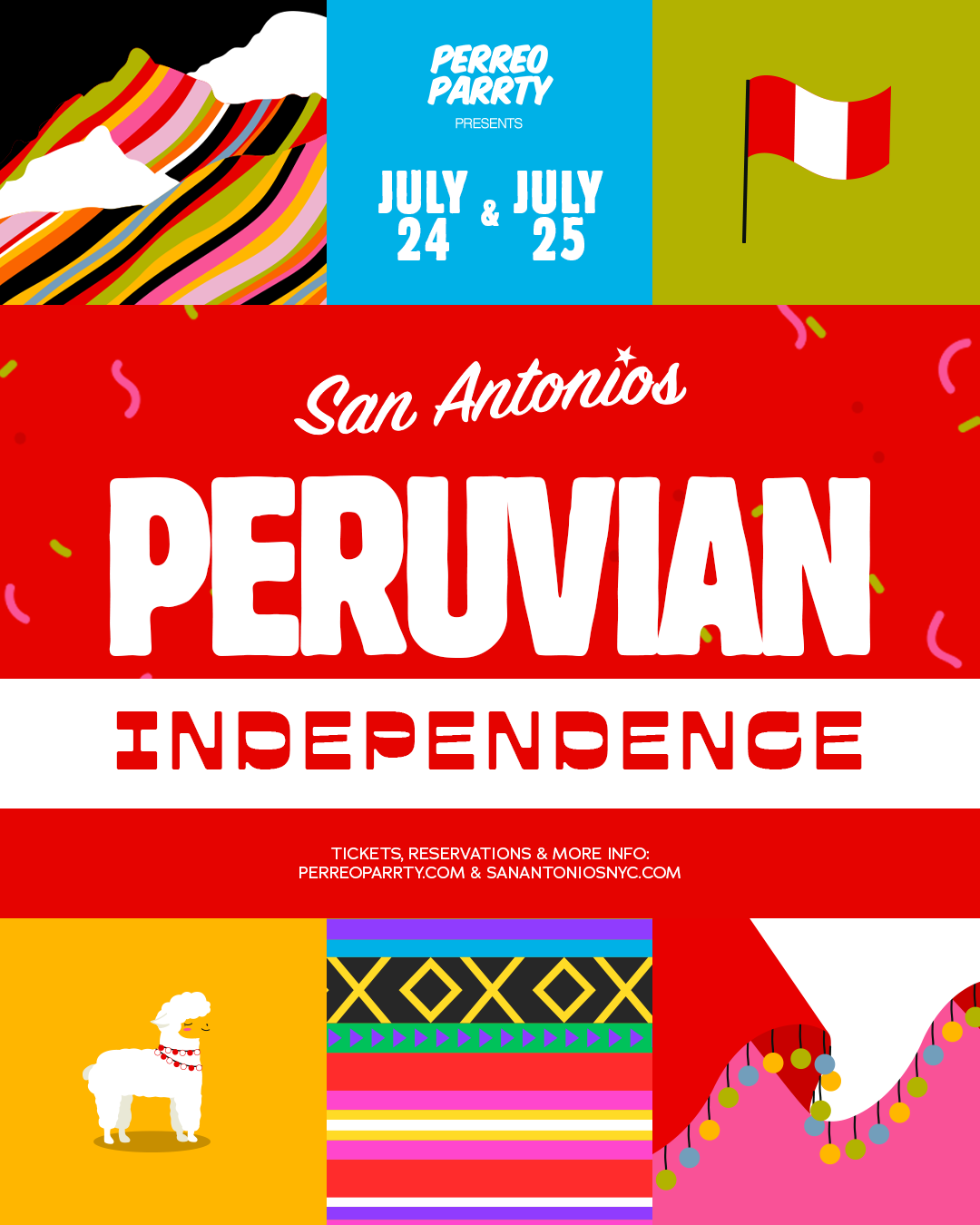 Peruvian Independence Day Party @ #1 Reggaeton Bar NYC