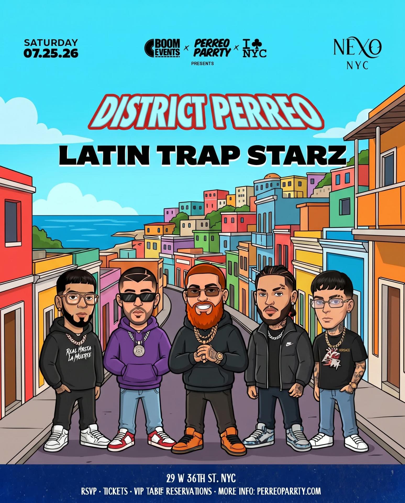 District Perreo Presents: Latin Trap Starz  at Nexo Nightclub Midtown NYC