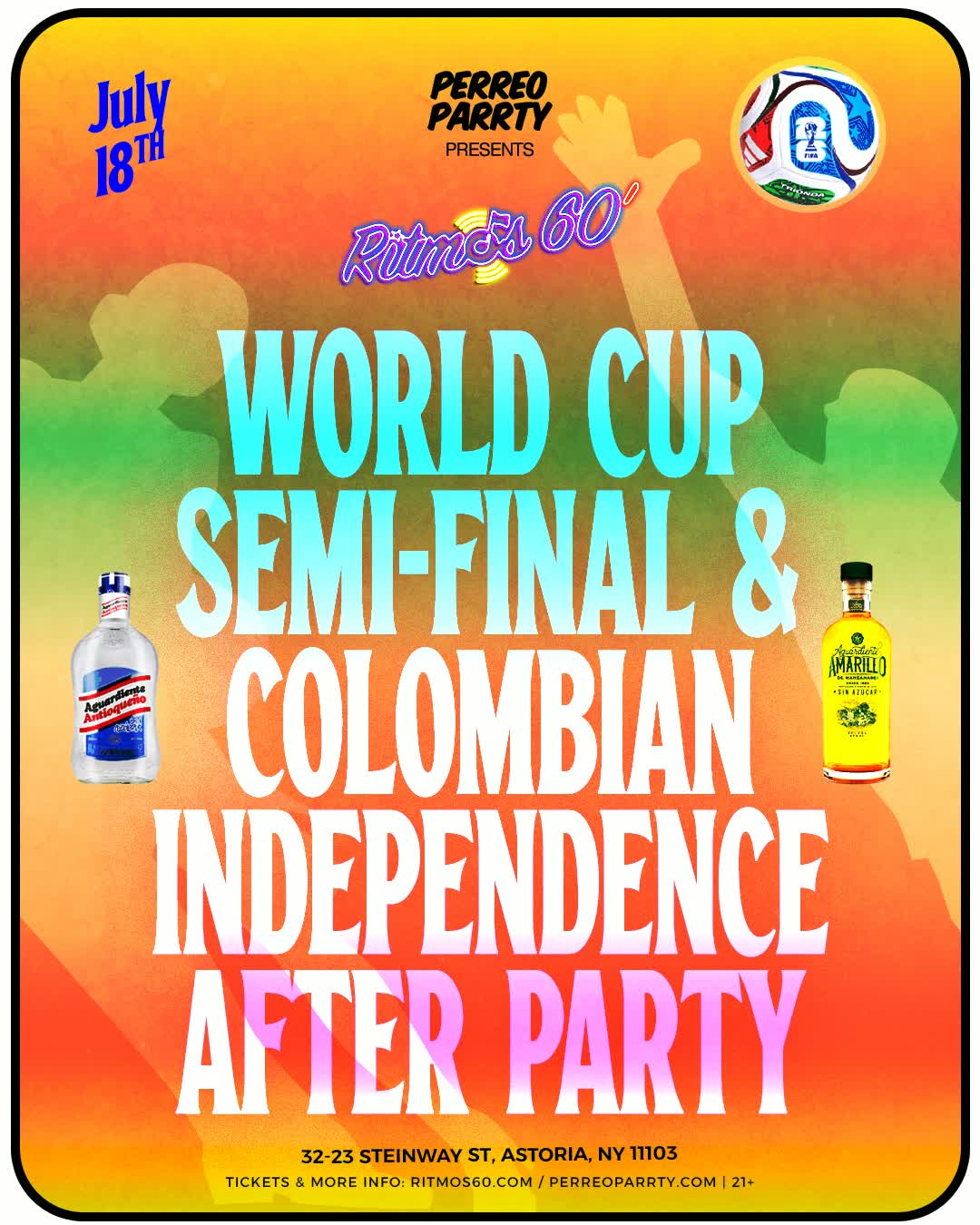 Buy tickets for FIFA WORLD CUP Semi Finals Watch party Legendary Colombian Bar Ritmos NYC FIFA WORLD CUP Semi Finals Watch party Legendary Colombian Bar Ritmos NYC