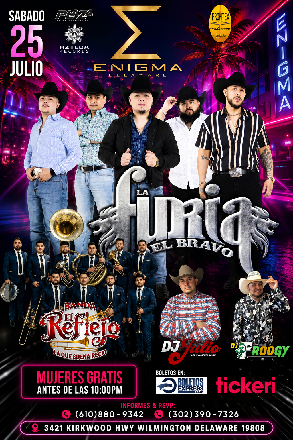 Buy tickets for LA FURIA DEL BRAVO | BANDA EL REFREJO LA FURIA DEL BRAVO | BANDA EL REFREJO