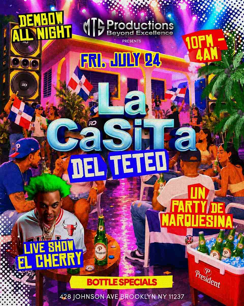 El Cherry Performing Live at La Casita Brooklyn | Reggaeton Party