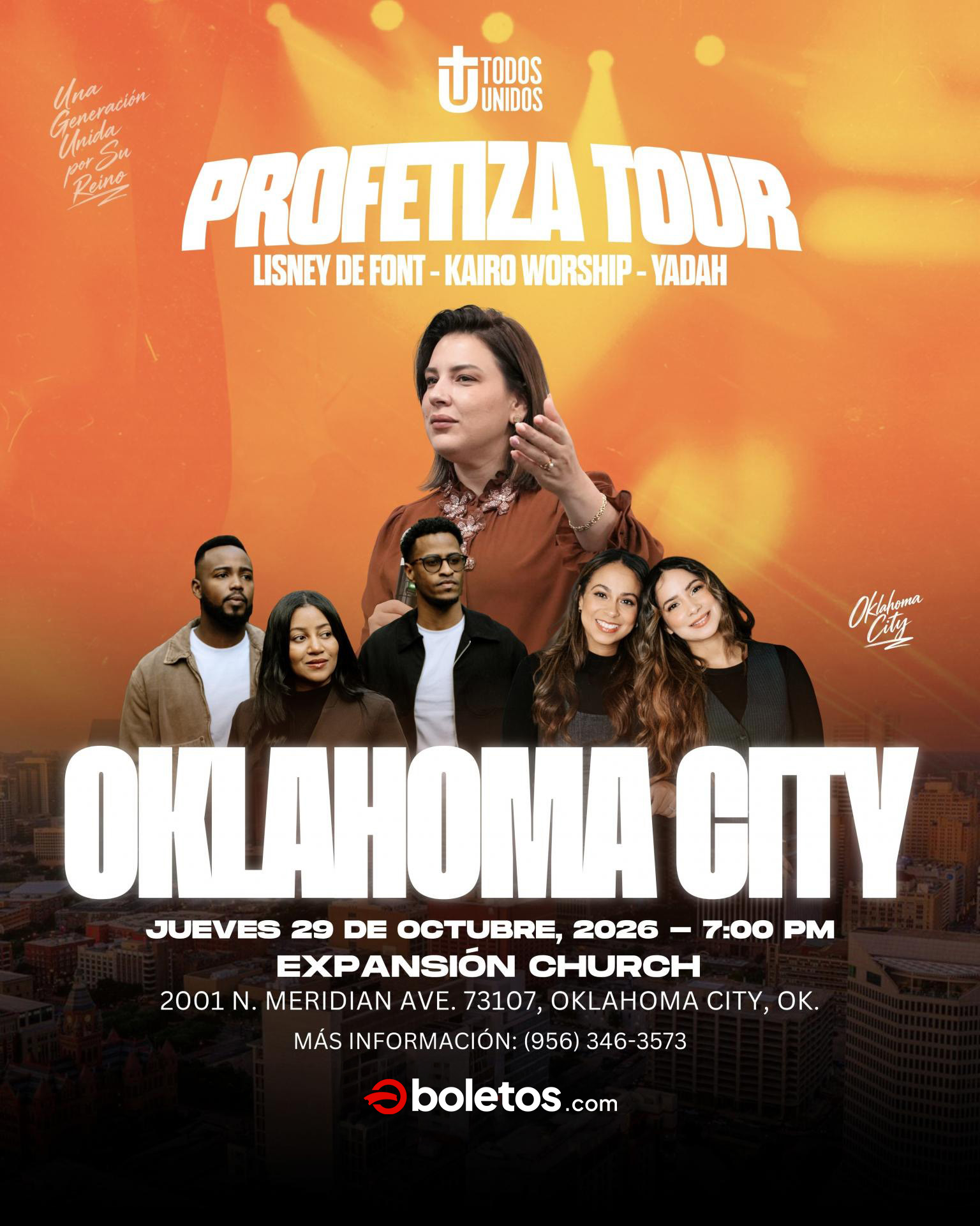 Buy tickets for Profetiza Tour - OKLAHOMA Profetiza Tour - OKLAHOMA