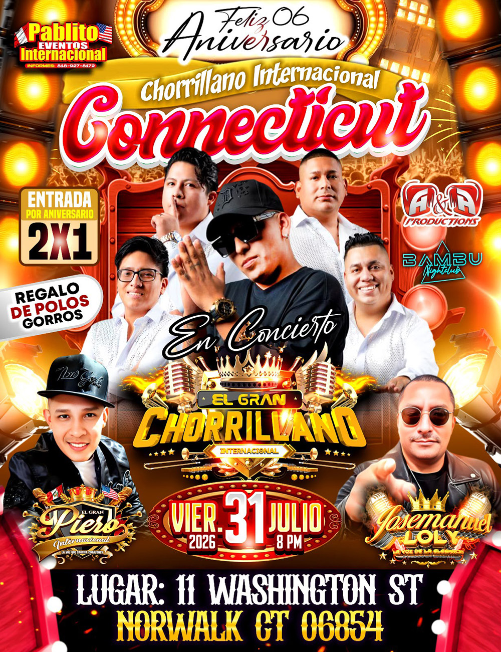 Buy tickets for EL GRAN CHORRILLANO INTERNACIONAL EL GRAN CHORRILLANO INTERNACIONAL