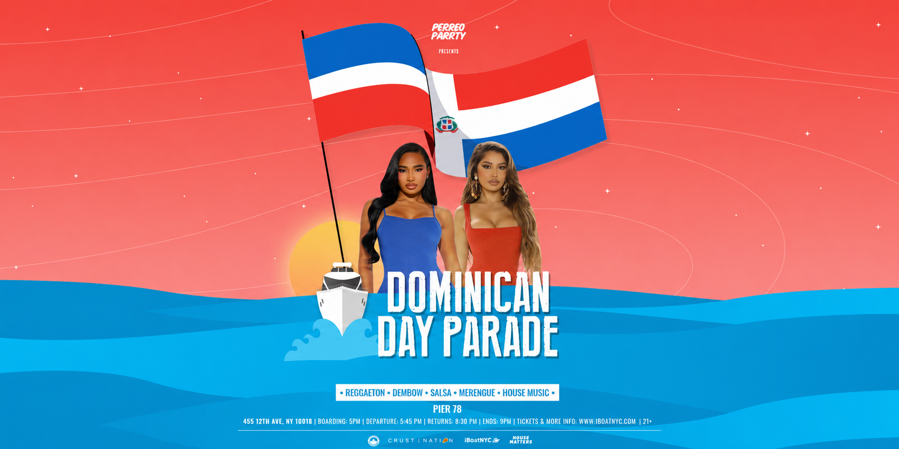 Buy tickets for Dominican Day Parade Boat Party Yacht Cruise Dominican Day Parade Boat Party Yacht Cruise