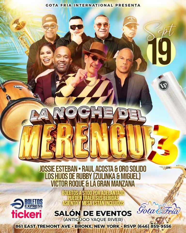 Buy tickets for La noche del merengue 3 La noche del merengue 3