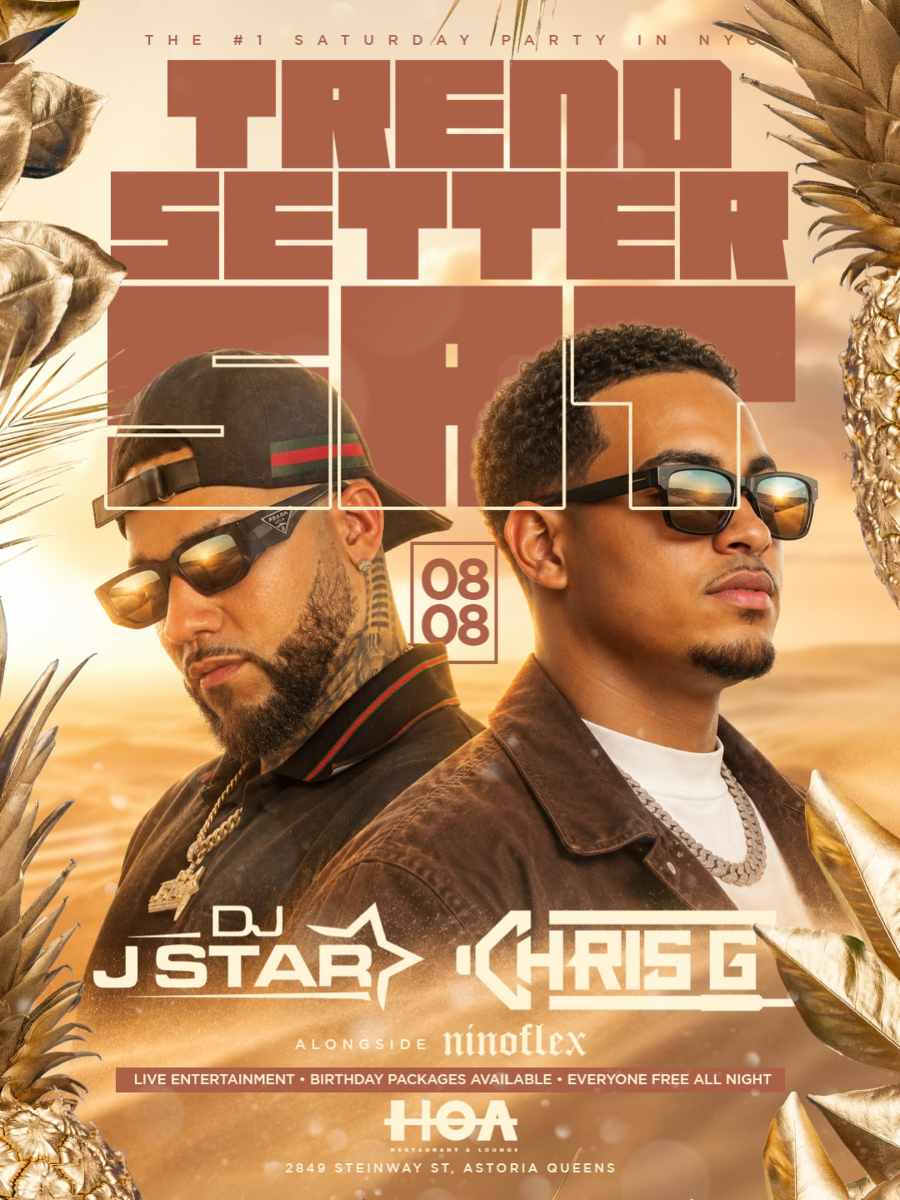 TrendSetter Saturdays at HOA Astoria | Free Entry Party in Astoria – Aug 8