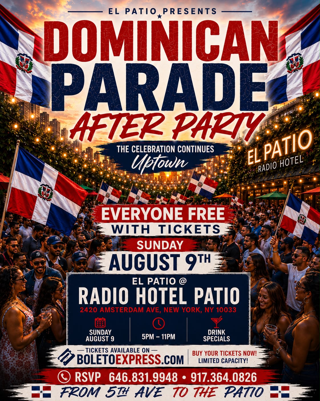 DOMINICAN PARADE AFTER PARTY EL 181PATIO