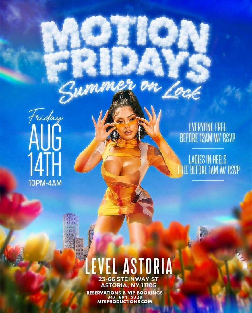 Motion Fridays Summer On Lock at Level Astoria | Hip Hop Party NYC