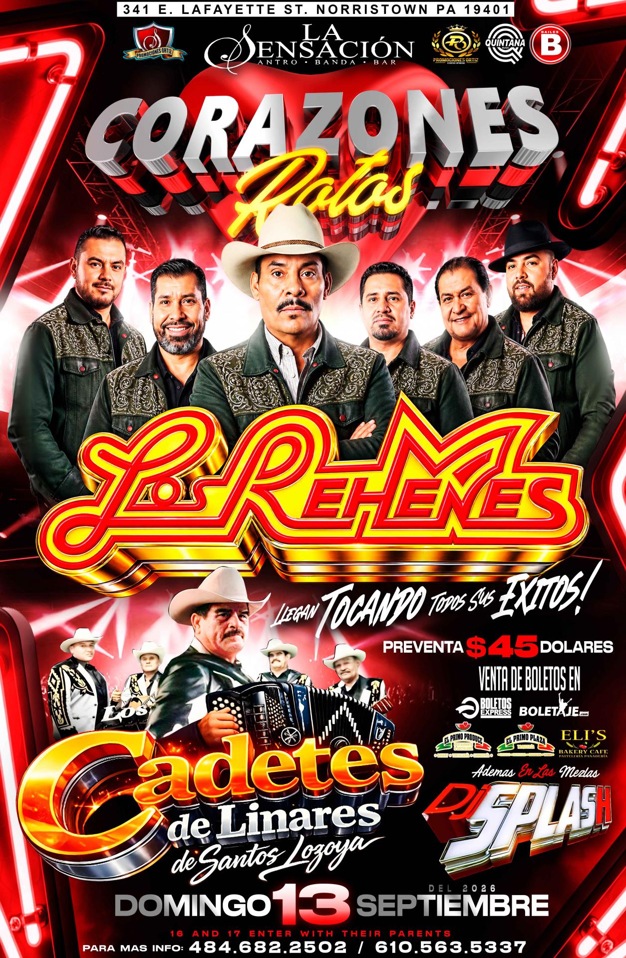 Buy tickets for LOS REHENES | LOS CADETES DE LINARES LOS REHENES | LOS CADETES DE LINARES