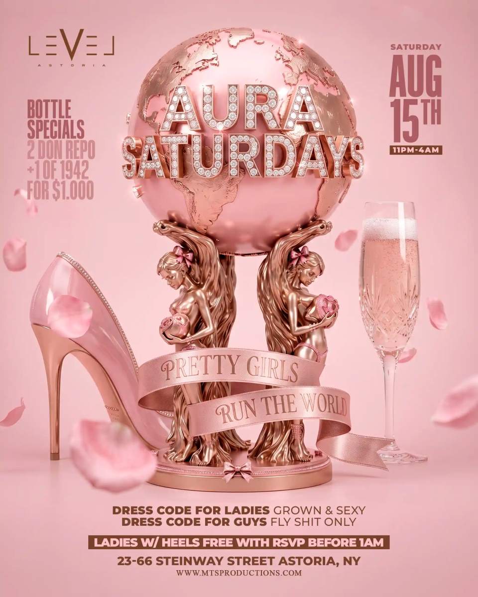 Aura Saturdays at Level Astoria | Reggaeton Party NYC