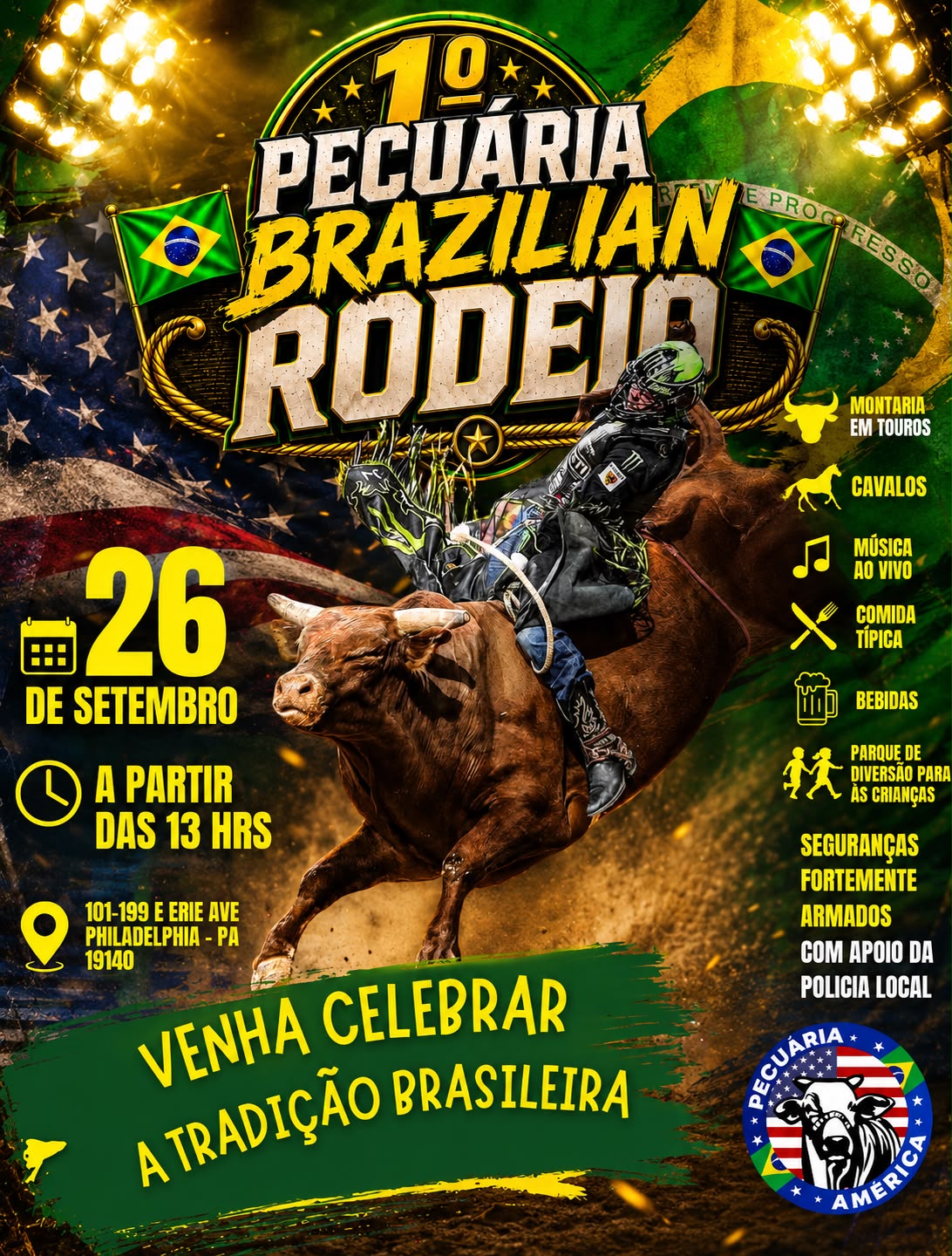 🐂🔥 1° PECUÁRIA BRAZILIAN RODEIO 🔥🐎