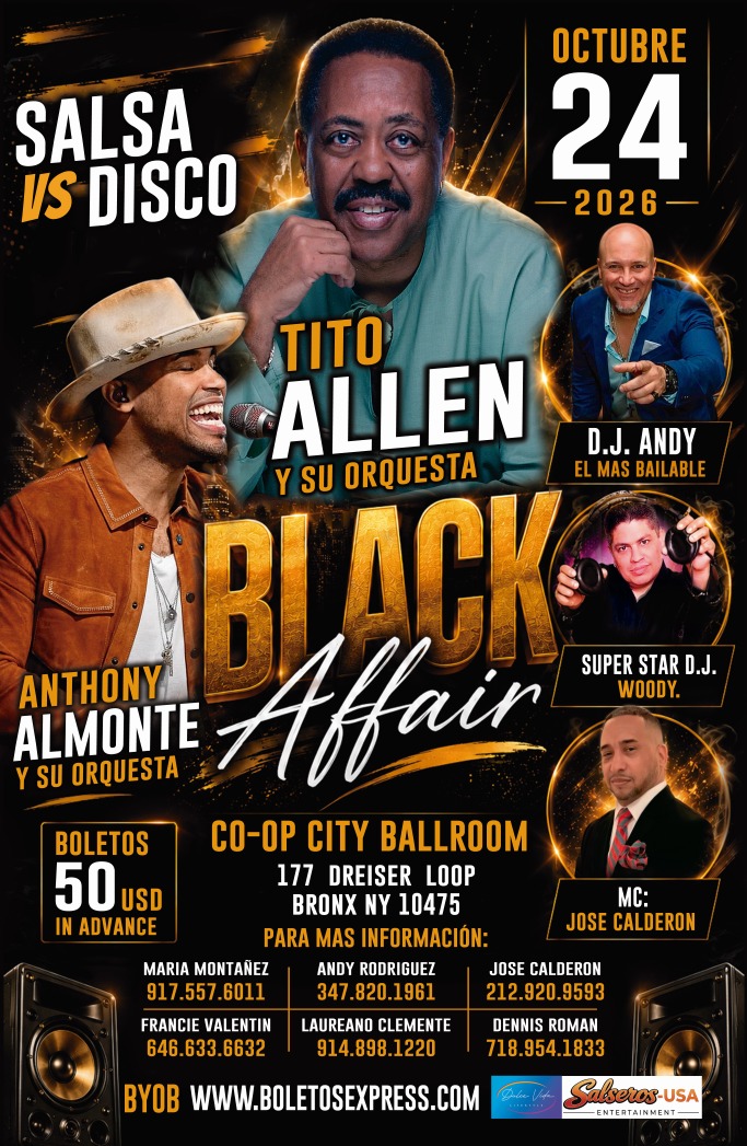 Buy tickets for BLACK AFFAIR: SALSA VS DISCO DANCE BLACK AFFAIR: SALSA VS DISCO DANCE