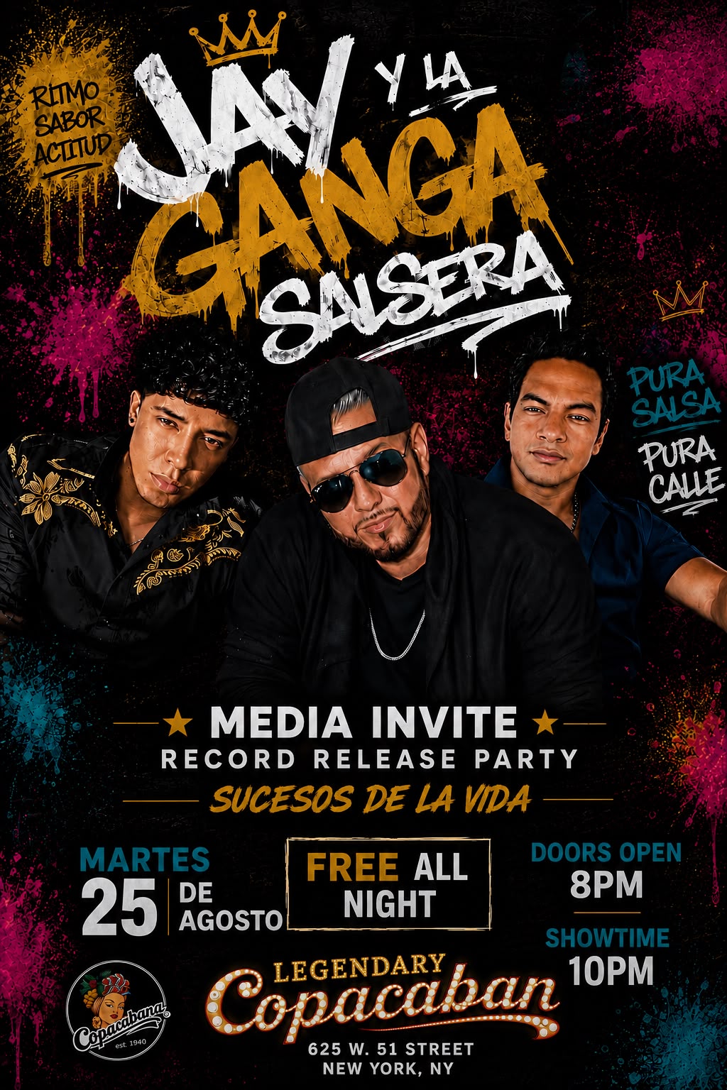 Buy tickets for JAY & LA GANGA SALSERA JAY & LA GANGA SALSERA
