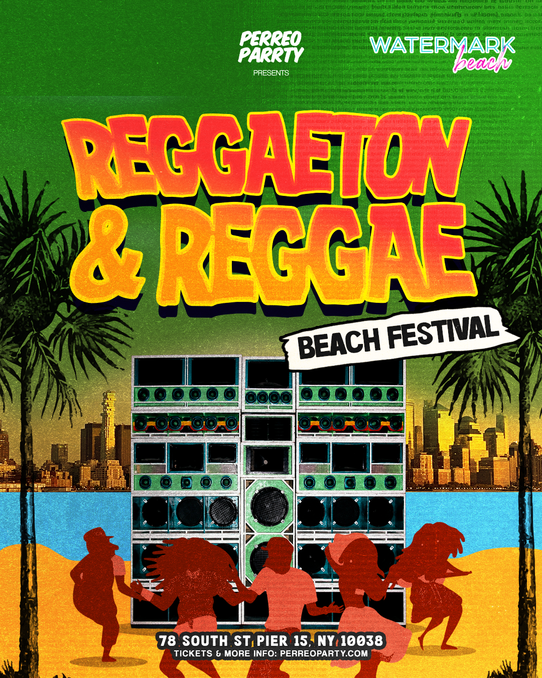 Reggae & Reggaeton Labor day Weekend Beach Festival at Watermark Pier 15