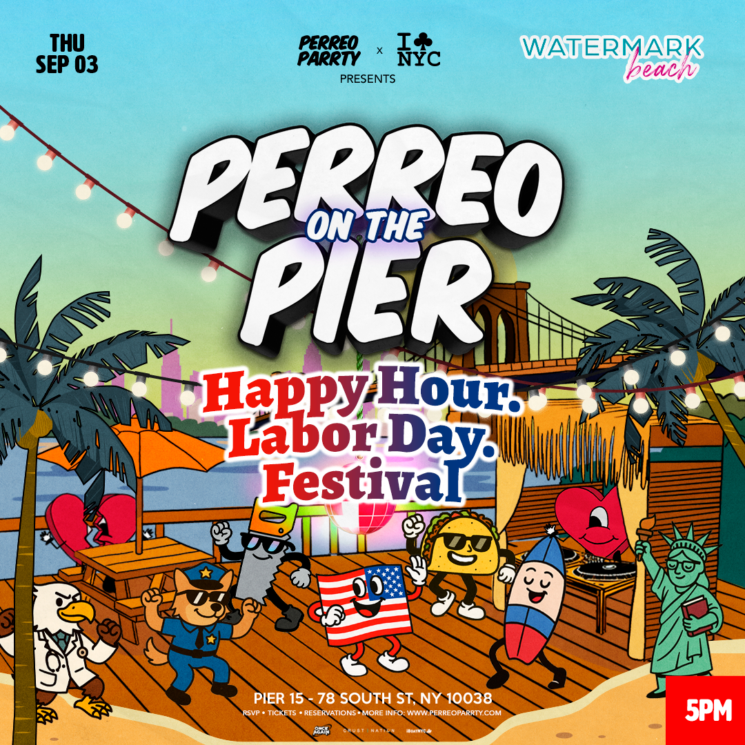 #1 Labor Day Festival | Happy Hour - Perreo on the Pier @ Watermark