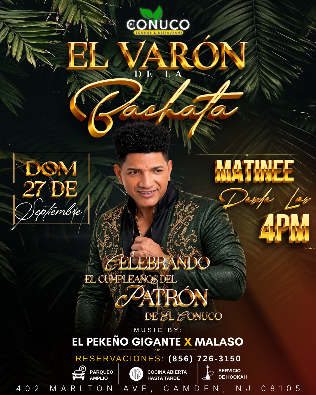 Buy tickets for EL VARON DE LA BACHATA EL VARON DE LA BACHATA