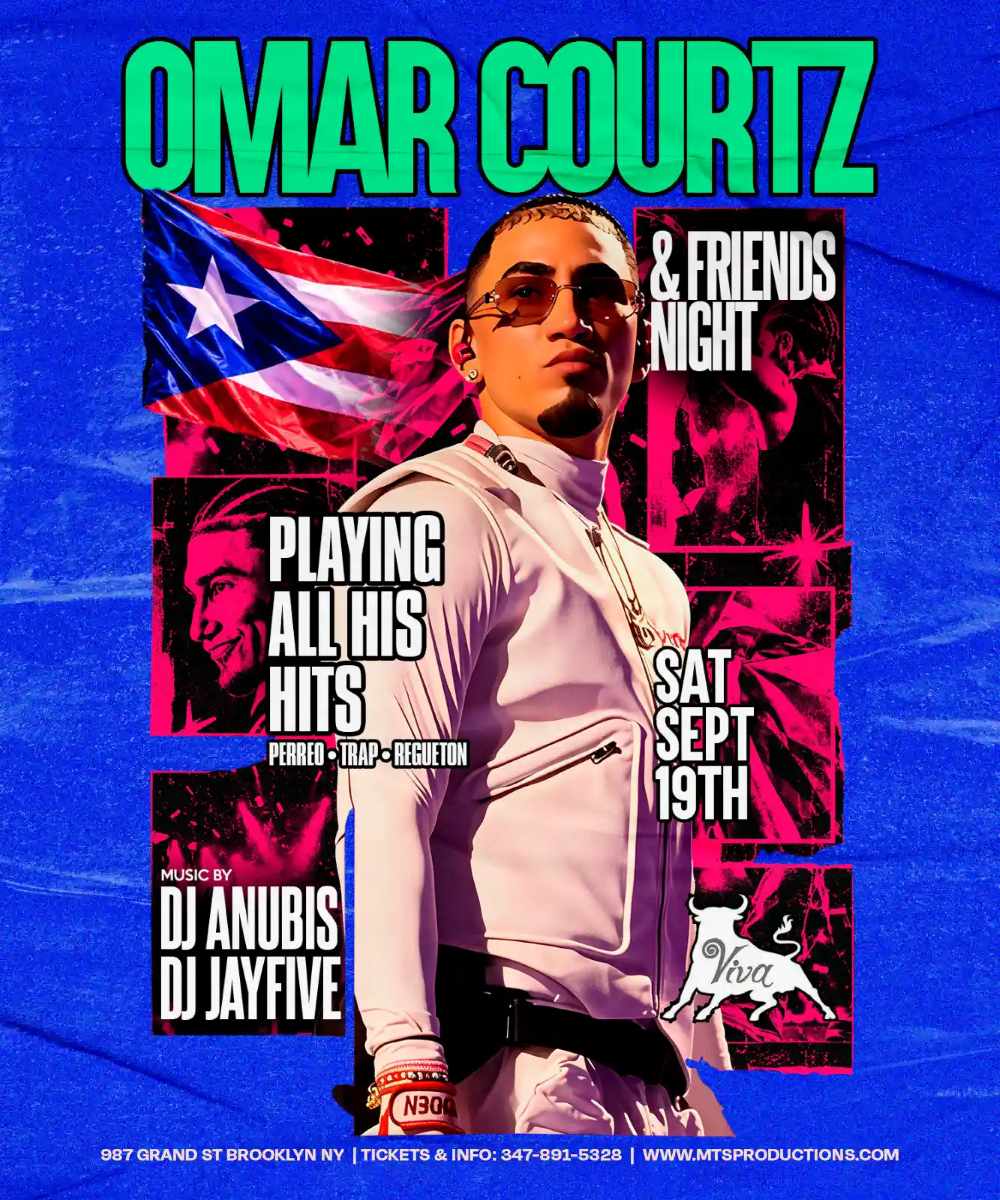 Omar Courtz & Friends Night at Viva Toro Brooklyn – Reggaeton Party