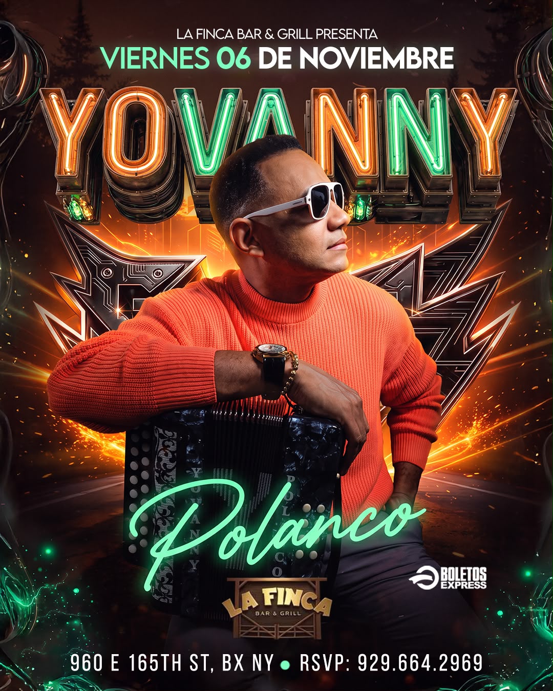 Buy tickets for YOVANNY POLANCO YOVANNY POLANCO