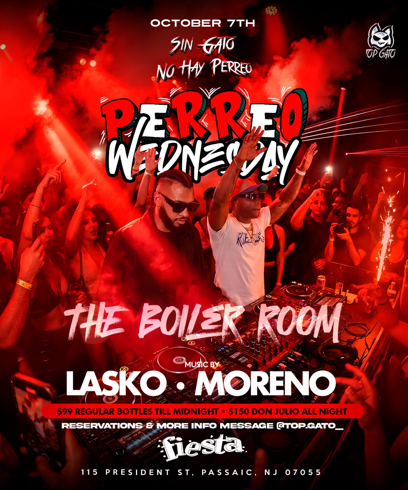 Buy tickets for PERREO WEDNESDAY - THE BOILER ROOM PERREO WEDNESDAY - THE BOILER ROOM