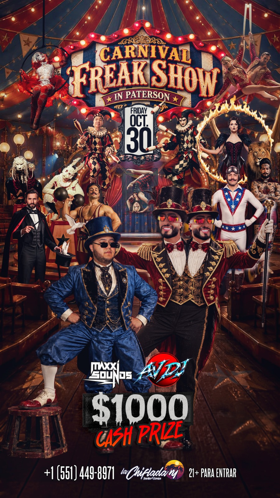 La Chiflada: Carnival Freak Show In Paterson