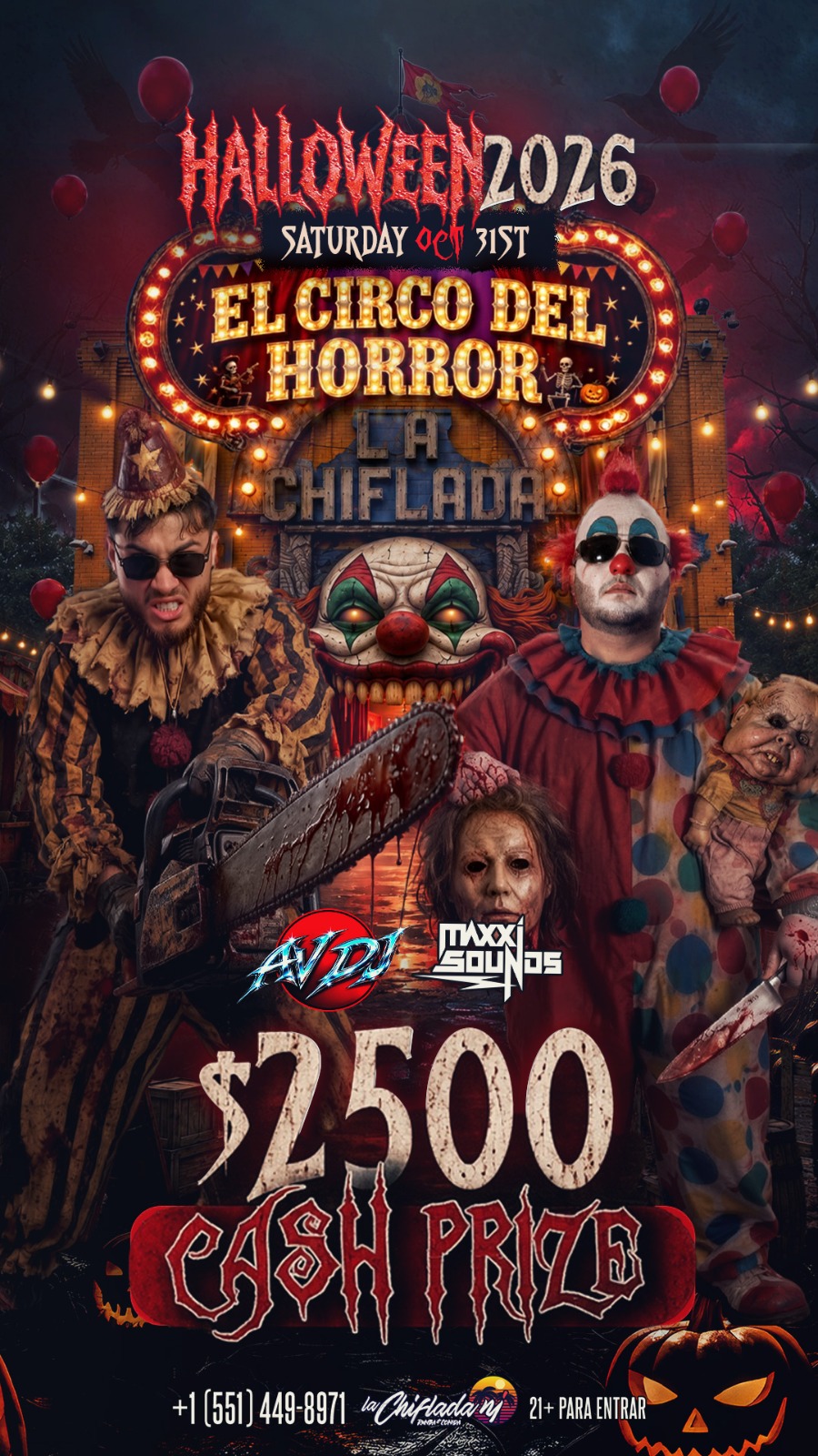 La Chiflada: EL CIRCO DEL HORROR 🎪 Halloween 2026