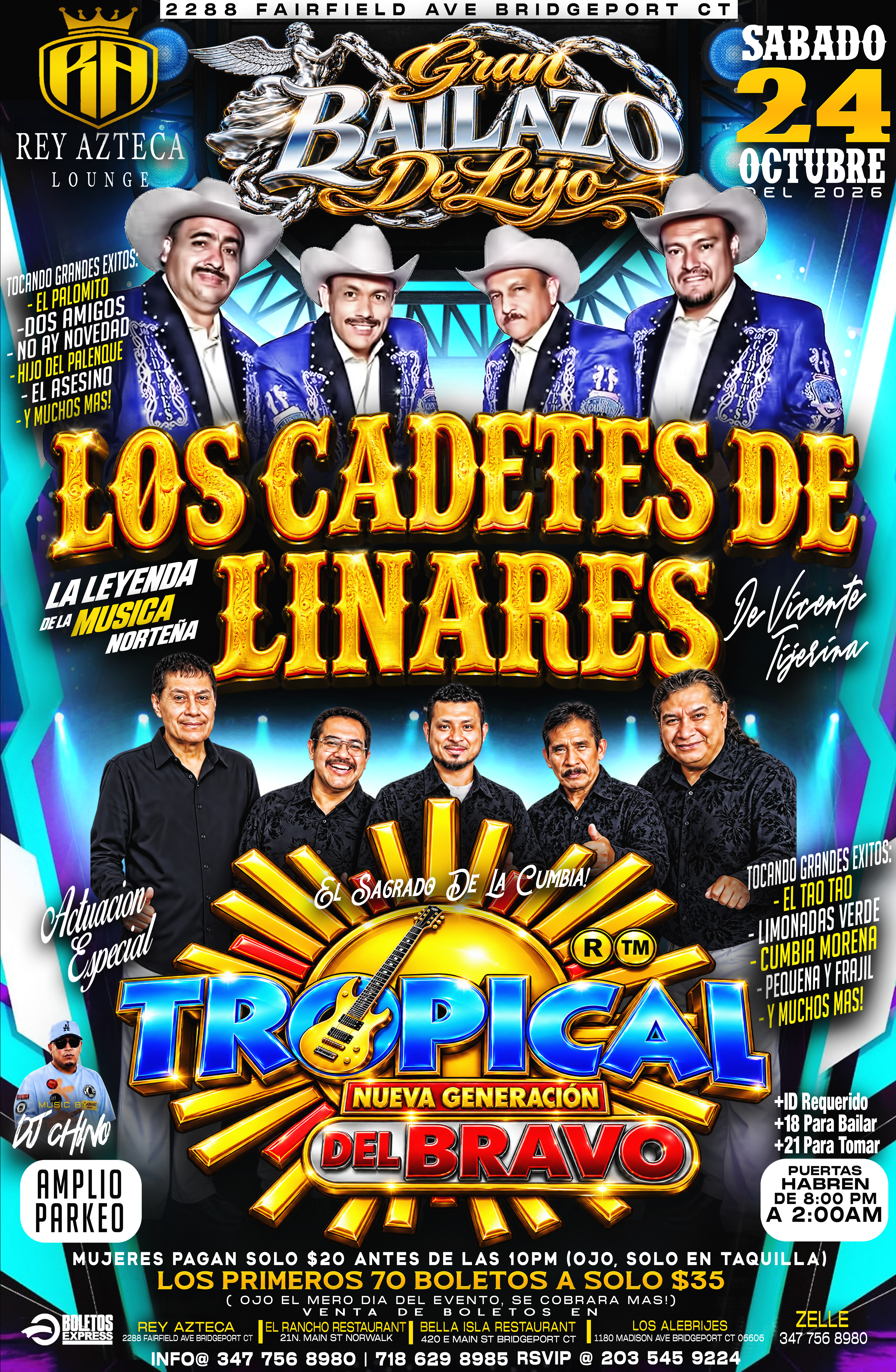 Buy tickets for Los Cadetes De Linares , Tropical Del Bravo Los Cadetes De Linares , Tropical Del Bravo