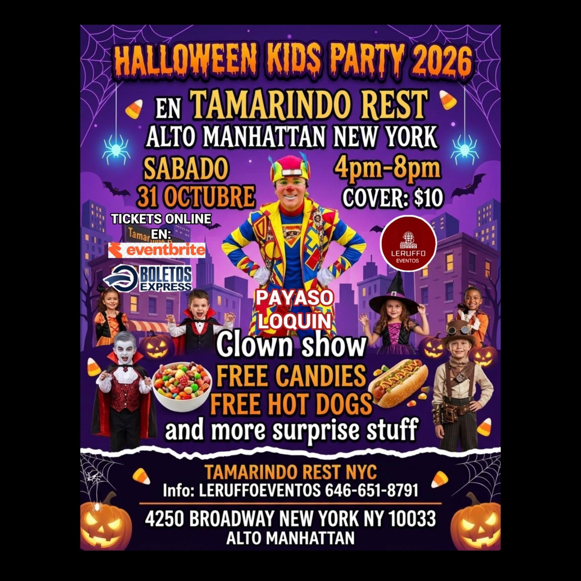HALLOWEEN KIDS PARTY 2026 NYC