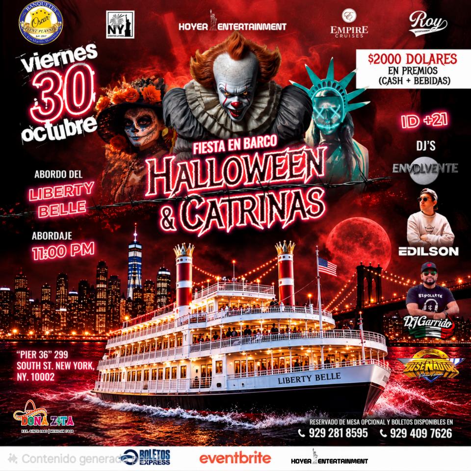 Halloween & Catrinas Yacht party