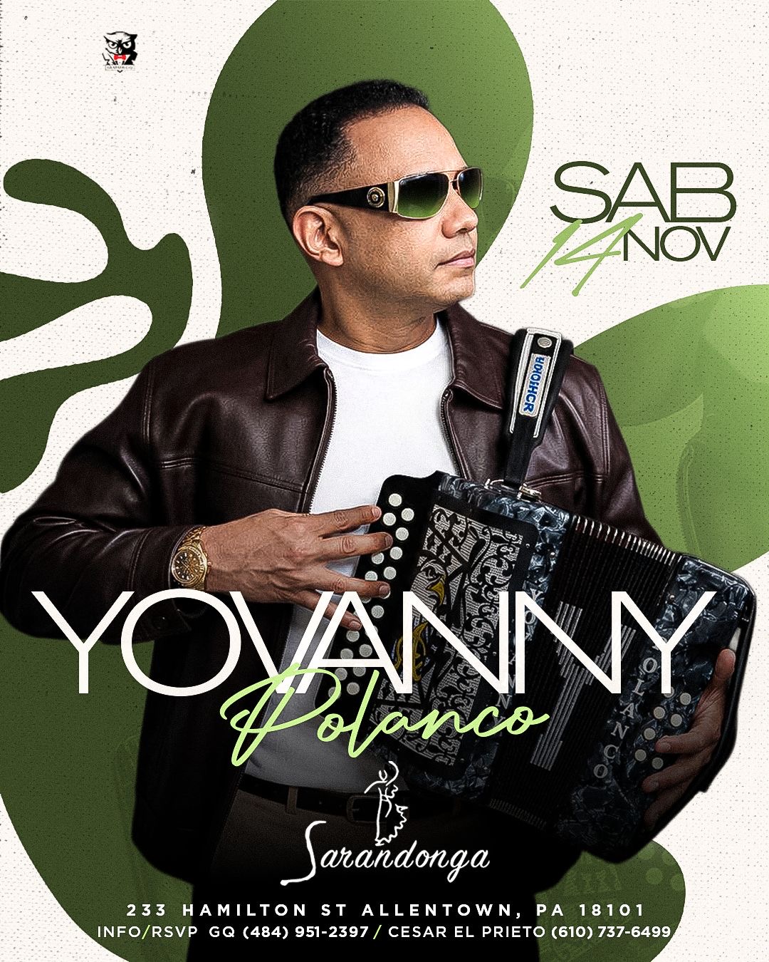 Buy tickets for YOVANNY POLANCO YOVANNY POLANCO