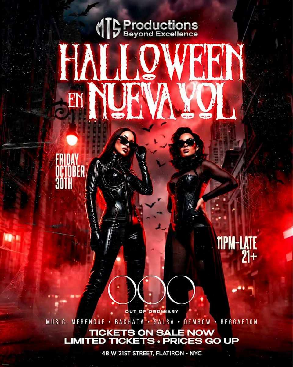 Buy tickets for Halloween en Nueva York at Out of Ordinary NYC | Halloween Friday Night Halloween en Nueva York at Out of Ordinary NYC | Halloween Friday Night