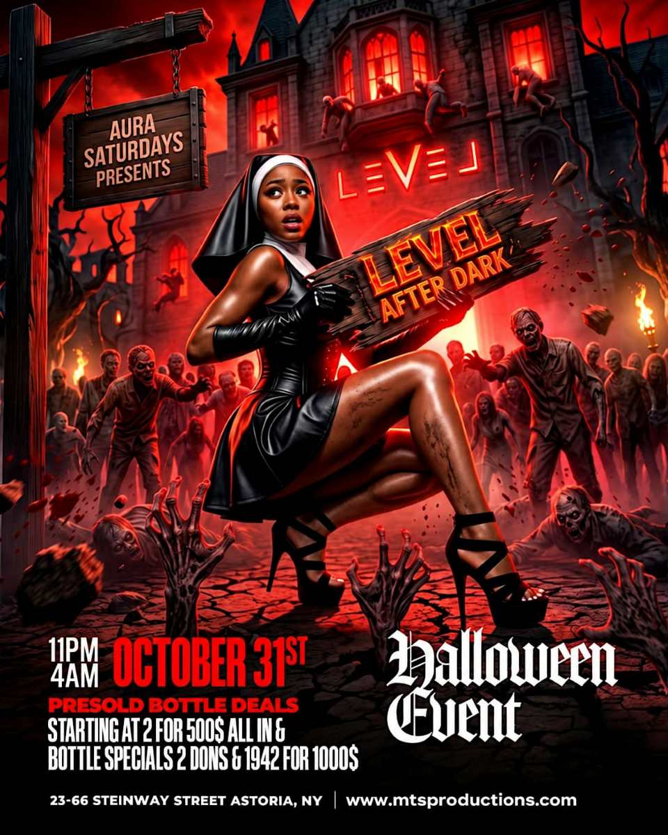 Buy tickets for Halloween After Dark at LEVEL Astoria | October 31, 2026 Halloween After Dark at LEVEL Astoria | October 31, 2026